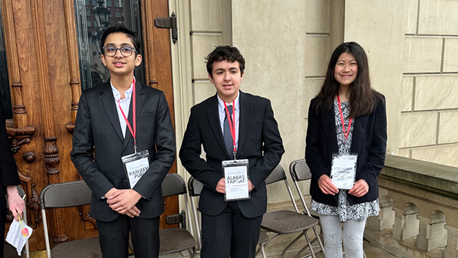 K-8 School in Canton: Canton Charter Academy scholars attend Charter Day at the State Capitol.
