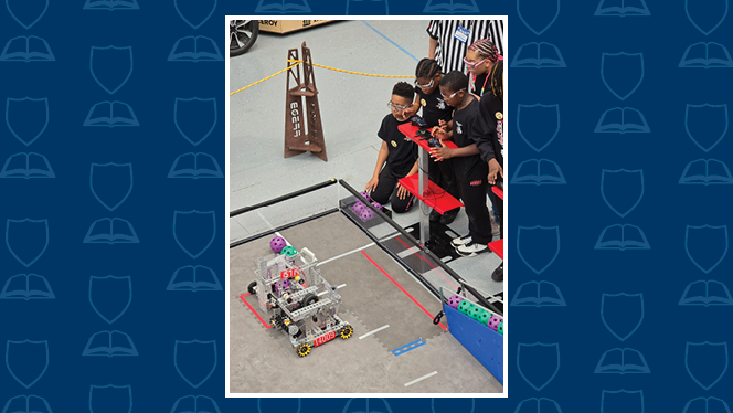 K-8 School in Romulus: Metro's robotics team, the Blazin’ Bots, earned a prestigious award.