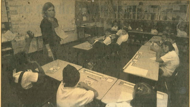 Y5-8 School in Pontiac: Walton Charter Academy principal, Mona Boersma, celebrates 27 years.