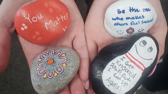 More painted kindness rocks.