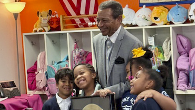 Y5-8 School in Detroit: Pembroke Academy celebrates Black History Month.
